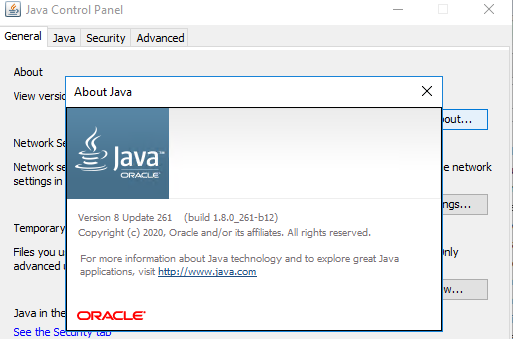 java oracle applet - version