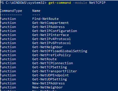 Managing WIndows Network Settings with PowerShell NetTCPIP module